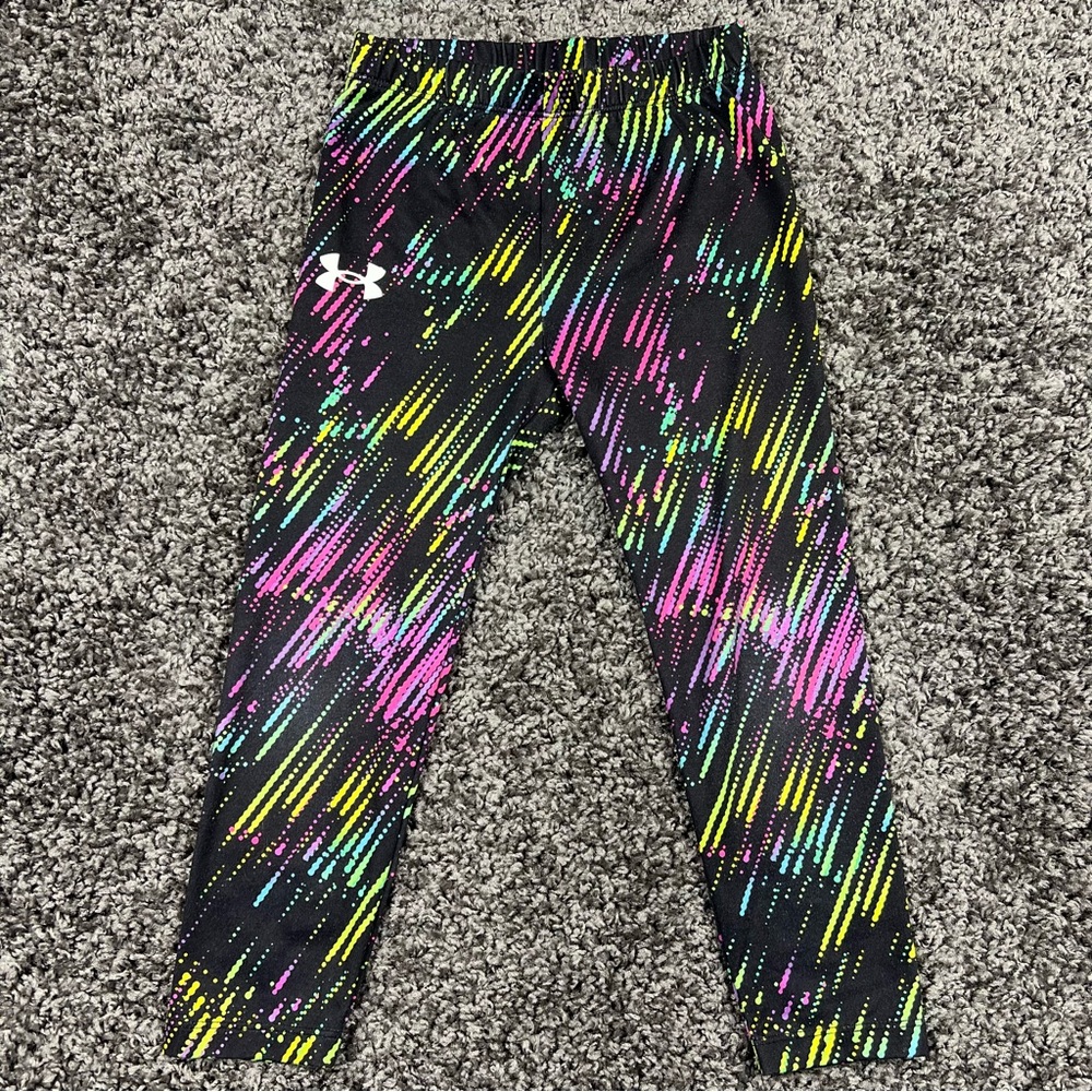 Under Armour Leggings Girls size 6 Capri Length UA Athletic